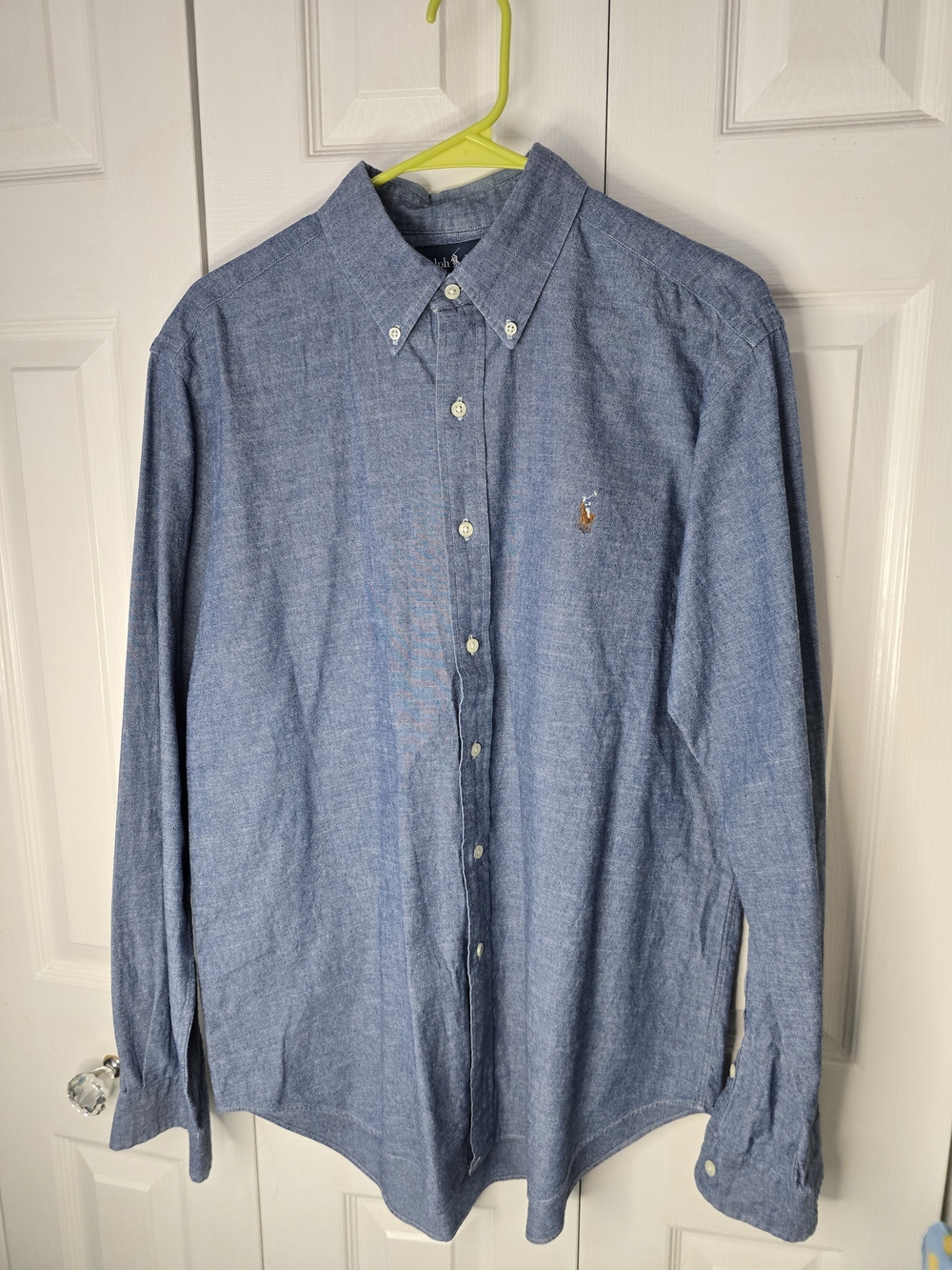 Ralph Lauren Light Blue Chambrey Button-Down Oxford Shirt